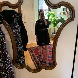 SEA NEW YORK Black Embroidered Dress